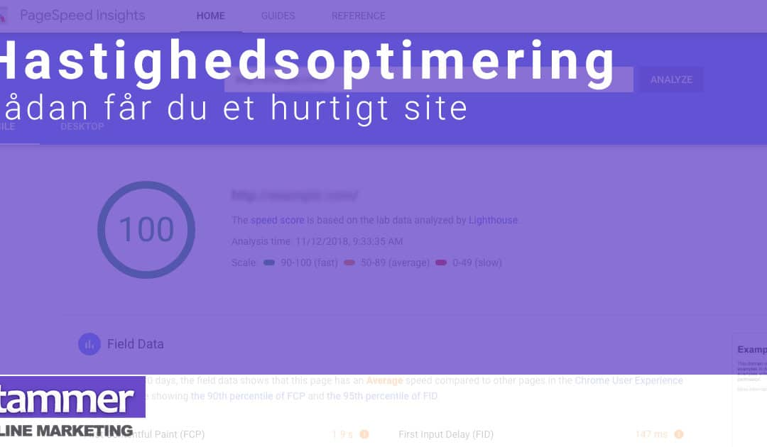 Hastighedsoptimering – Sådan får du et hurtigt site